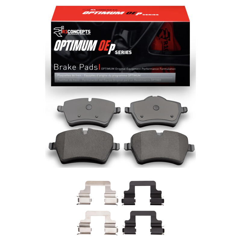 Mini Cooper Countryman Brake Pads - Front - R1 Concepts - Optimum OE - `02-`15